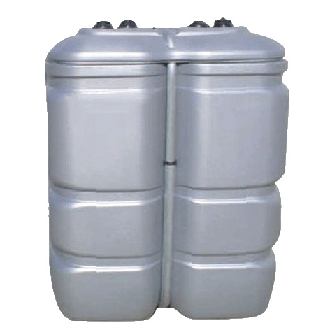 DOUBLE-WALLED POLYETHYLENE CISTERN 1500L INTEGRAL SYSTEM WITH GAUGE - GNR / FUEL / OIL