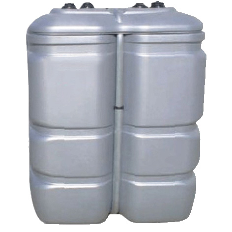 DOUBLE-WALLED POLYETHYLENE CISTERN 2000L INTEGRAL SYSTEM WITH GAUGE - GNR / FUEL / OIL