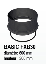 REHAUSSE PE DN600 (Brut) POUR CITERNE BETON