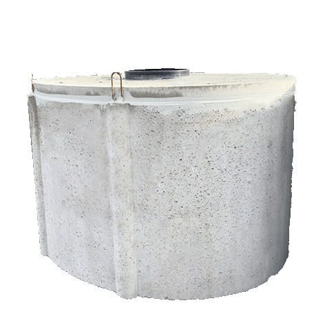 2600L OVAL CONCRETE TANK