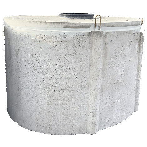 7500L OVAL CONCRETE TANK