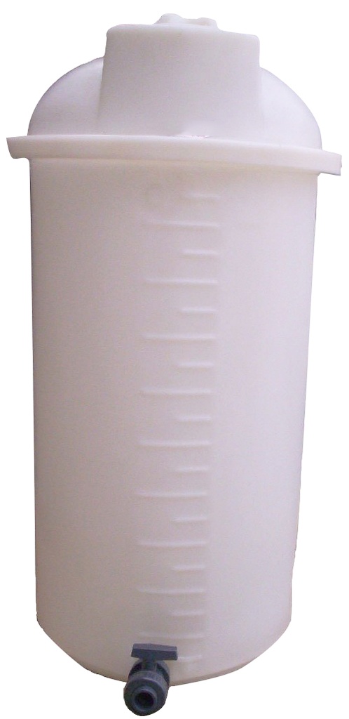 100-LITER WITTE POLYETHYLEEN VOEDSELTANK